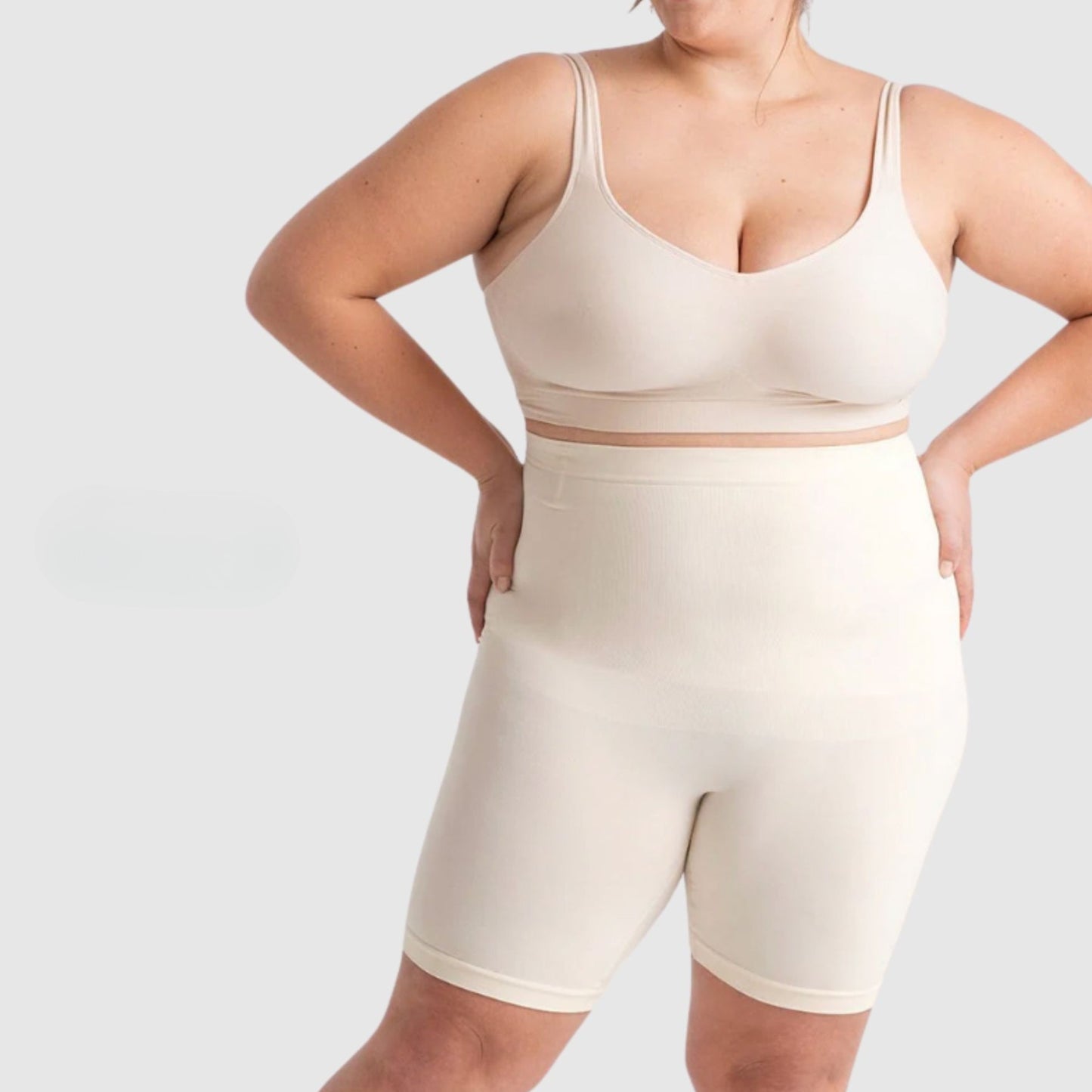Sleekii - Figurformande Högmidjade Shorts