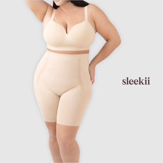 Sleekii - Figurformande Högmidjade Shorts
